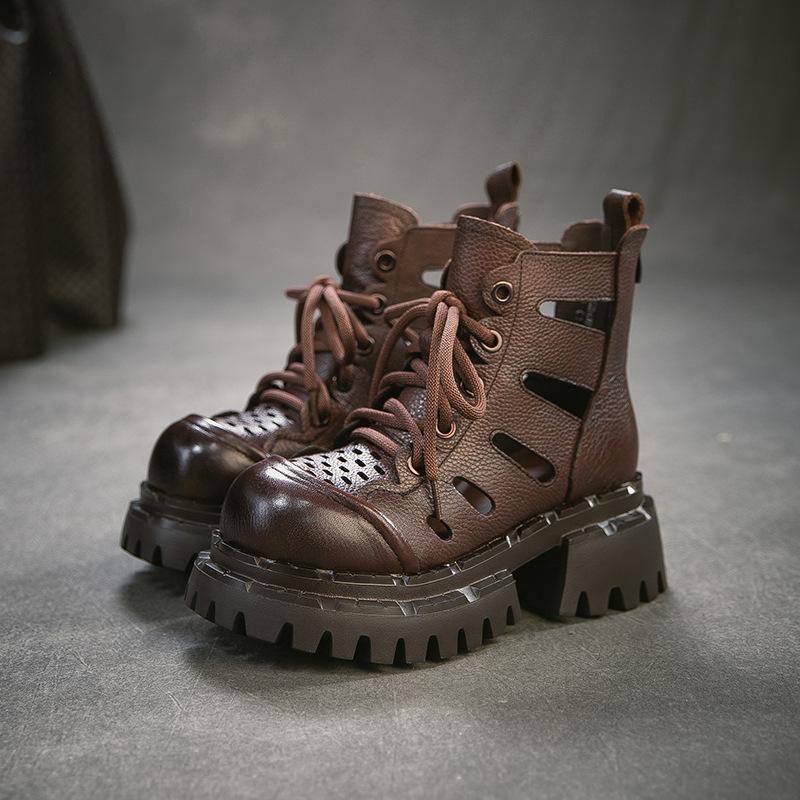 2026 Spring New Arrival Retro Style Perforated Zipper Ankle Boots Round Toe Chunky High Heel Women Shoes 40 темно-коричневого кольору
2026 Spring New Arrival Retro Style Perforated Zipper Ankle Boots Round Toe Chunky High Heel Women Shoes 40 темно-коричневого кольору
