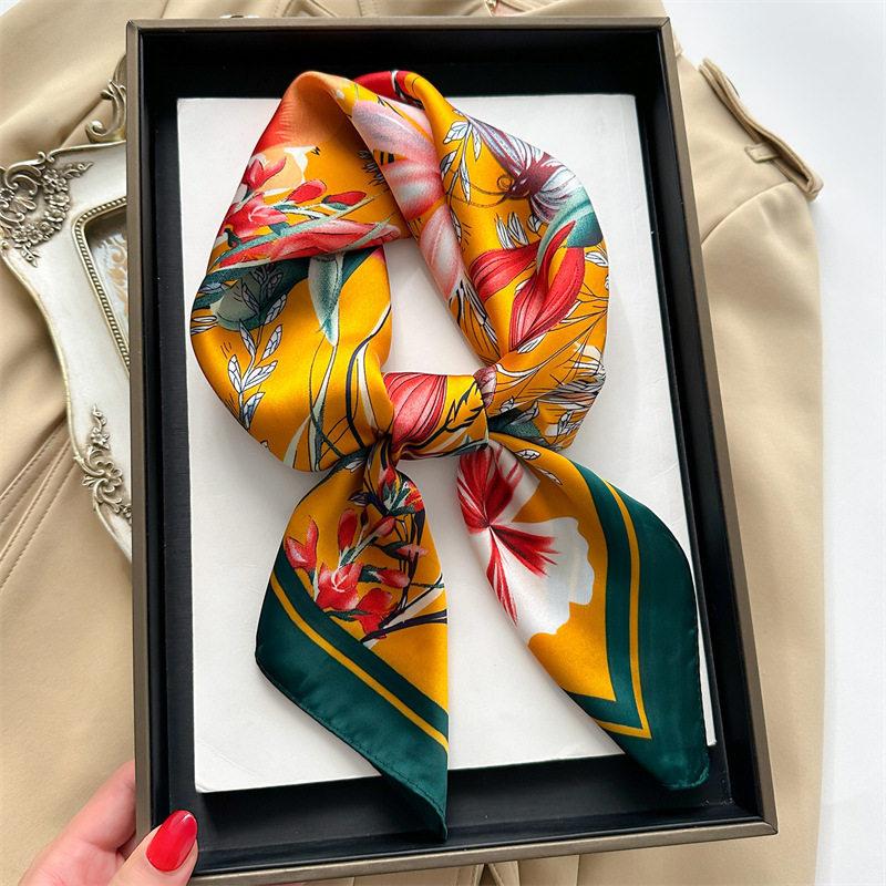 Scarf Print Hijab Silk Female Luxury Shawl Wraps Headscarf Neckerchief Bandanas Ribbon Hair Bands Designer Foulards Femme 70x70cm(1-3cm)
Scarf Print Hijab Silk Female Luxury Shawl Wraps Headscarf Neckerchief Bandanas Ribbon Hair Bands Designer Foulards Femme 70x70cm(1-3cm)