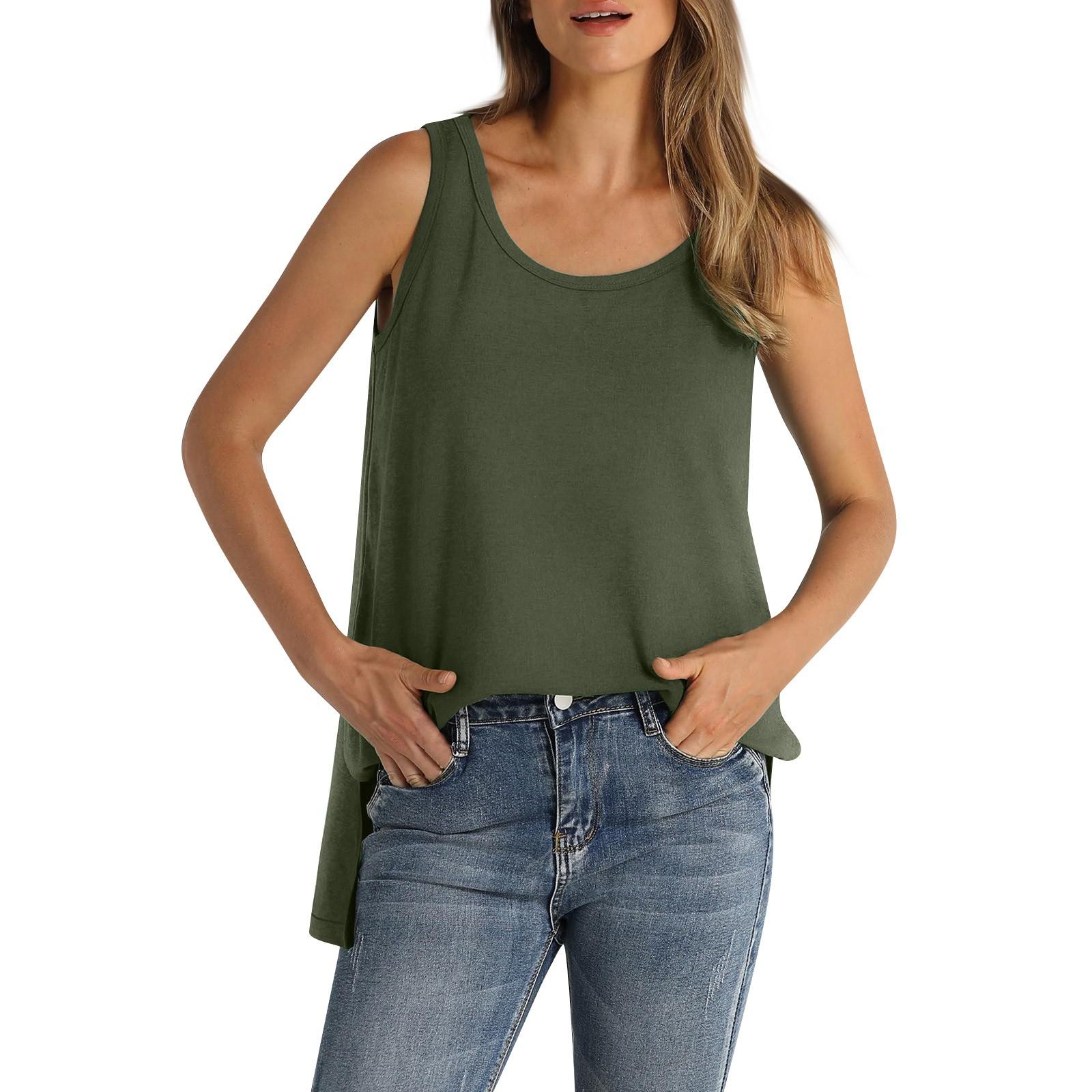 Women s Girl Tank Top Color Casual Top Tank Tops For Women Loose Fit Sleeveless Tops Flowy S
Women s Girl Tank Top Color Casual Top Tank Tops For Women Loose Fit Sleeveless Tops Flowy S