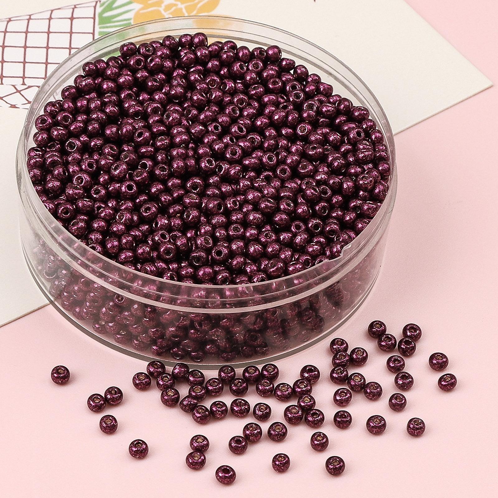 2mm/3mm/4mm Glass Seed Beads Box Czech Glass Beads For Jewelry Making Round Metallic DIY Bracelet Earrings About 10 Grams 3mm
2mm/3mm/4mm Glass Seed Beads Box Czech Glass Beads For Jewelry Making Round Metallic DIY Bracelet Earrings About 10 Grams 3mm