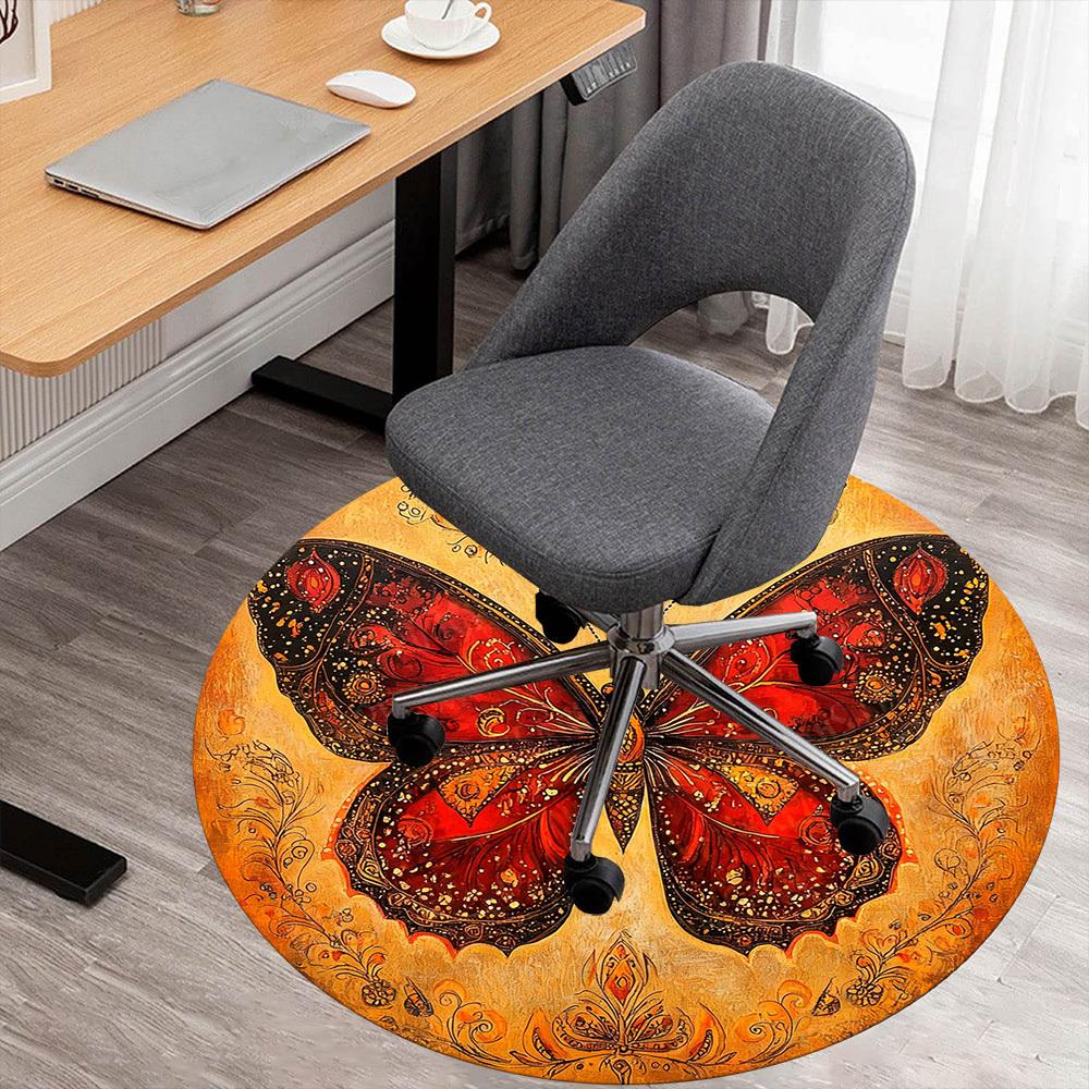 1PC Butterfly Artwork Office Round Area Rug, Under Office Chairs Bedroom Living Room Home Decor, Carpet for Office -1110085 80cm by 80cm
1PC Butterfly Artwork Office Round Area Rug, Under Office Chairs Bedroom Living Room Home Decor, Carpet for Office -1110085 80cm by 80cm