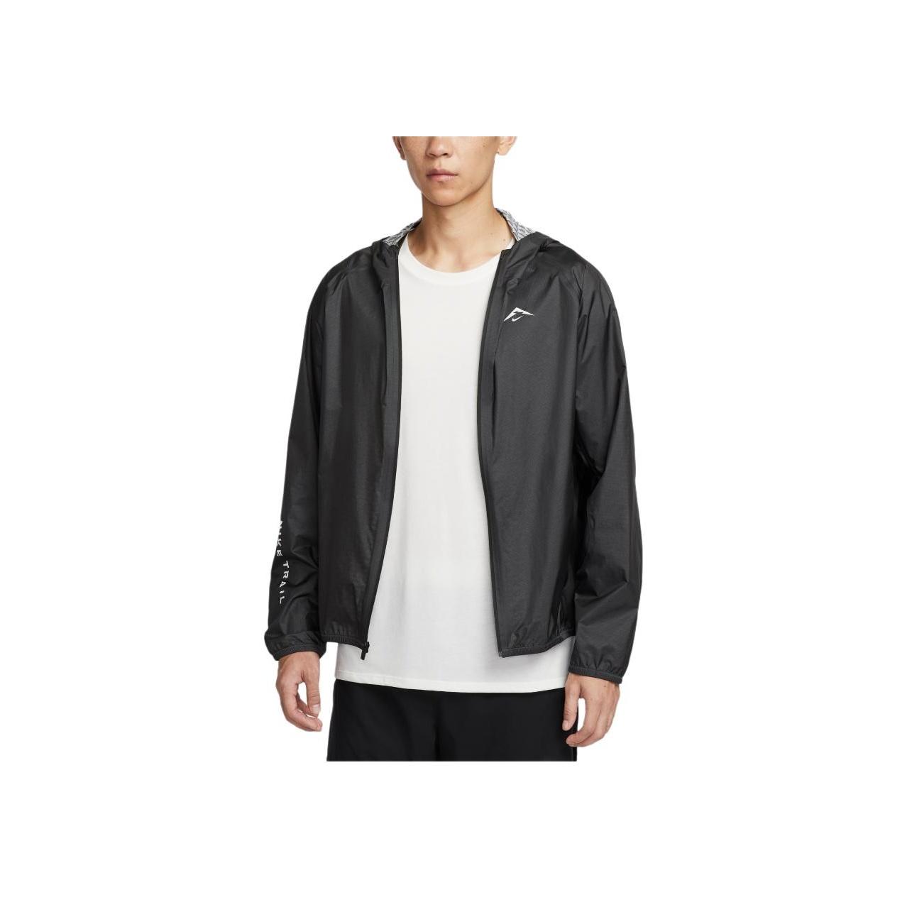 Nike Trailwind Adv Удобная куртка на молнии Однослойная Жесткая оболочка Водонепроницаемая Ветрозащитная Дышащая Мужская куртка HV2147-060