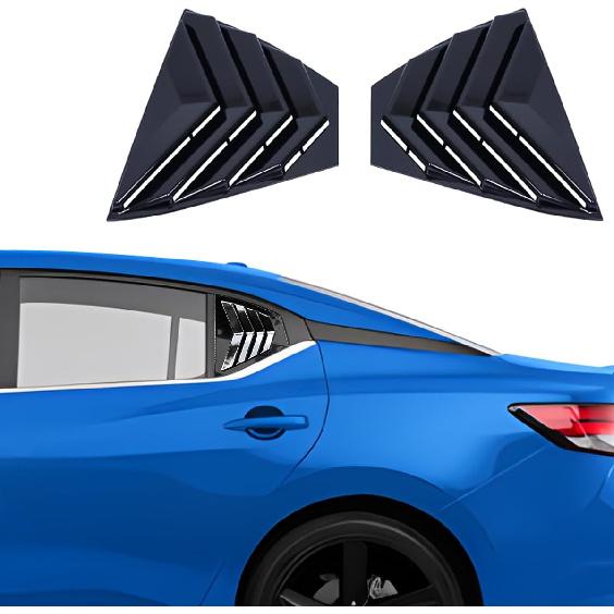 for Nissan Sentra 2013-2019 Exterior Accessories Sporty Car Rear Side Window Louvers Air Vent Scoop Shades Cover Trim Blinds 2PCS(Carbon Fiber) For 20-23 Sentra
for Nissan Sentra 2013-2019 Exterior Accessories Sporty Car Rear Side Window Louvers Air Vent Scoop Shades Cover Trim Blinds 2PCS(Carbon Fiber) For 20-23 Sentra