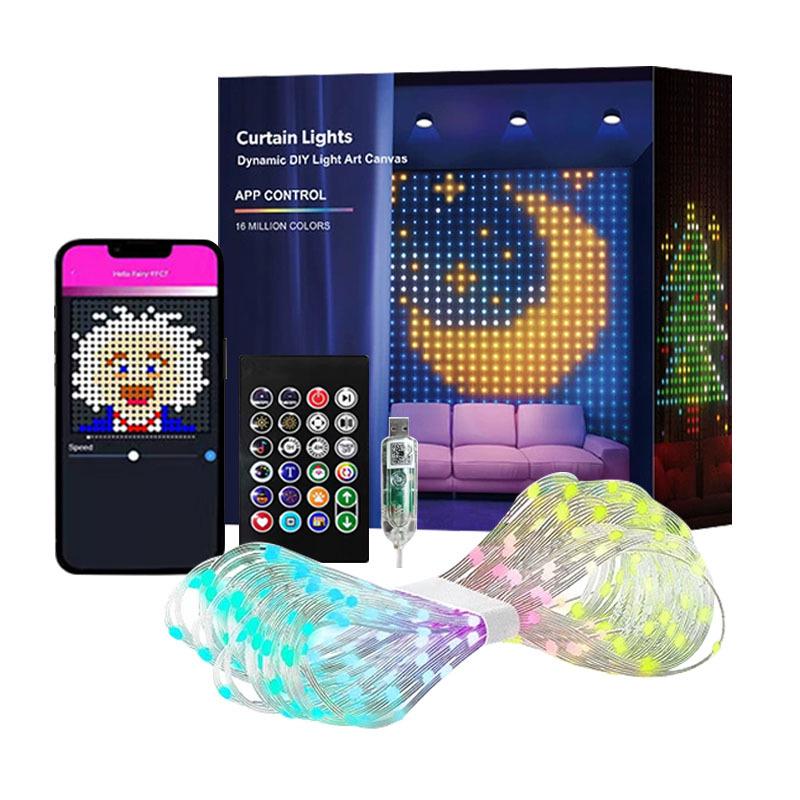 Цветные гирлянды из медной проволоки с поддержкой Bluetooth - DIY атмосфера с умным программируемым управлением USB Plug
Цветные гирлянды из медной проволоки с поддержкой Bluetooth - DIY атмосфера с умным программируемым управлением USB Plug