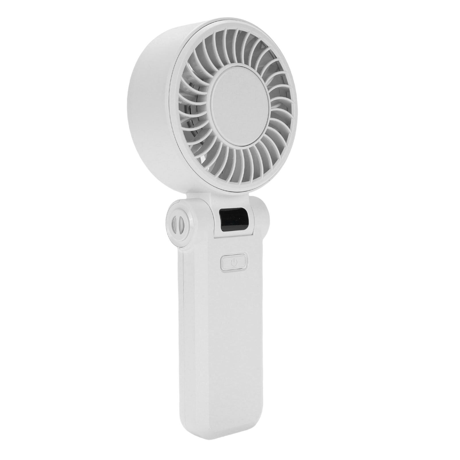 Handheld Fan Foldable 5 Speed Quiet Digital Display Portable Fan with Lanyard for Outdoor Sports
Handheld Fan Foldable 5 Speed Quiet Digital Display Portable Fan with Lanyard for Outdoor Sports