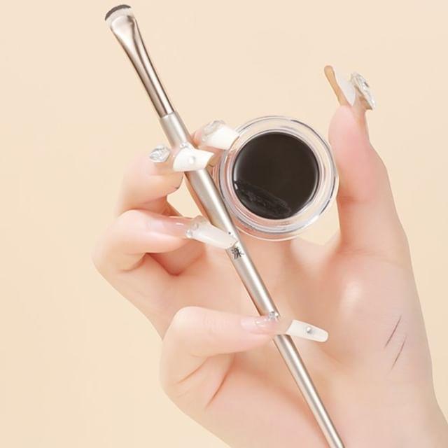 Jericoure - Flat Eyeliner Brush F05 - Eyeliner Brush - Silver
Jericoure - Flat Eyeliner Brush F05 - Eyeliner Brush - Silver