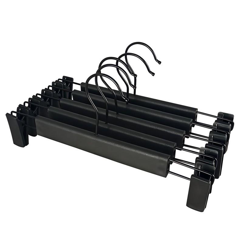 10PCS I KNOW Plastic Frosted Pants Trousers Hanger with Two Clips Kroean Hot Sale Adult Anti-slip Black Display PP Pants Hanger
10PCS I KNOW Plastic Frosted Pants Trousers Hanger with Two Clips Kroean Hot Sale Adult Anti-slip Black Display PP Pants Hanger