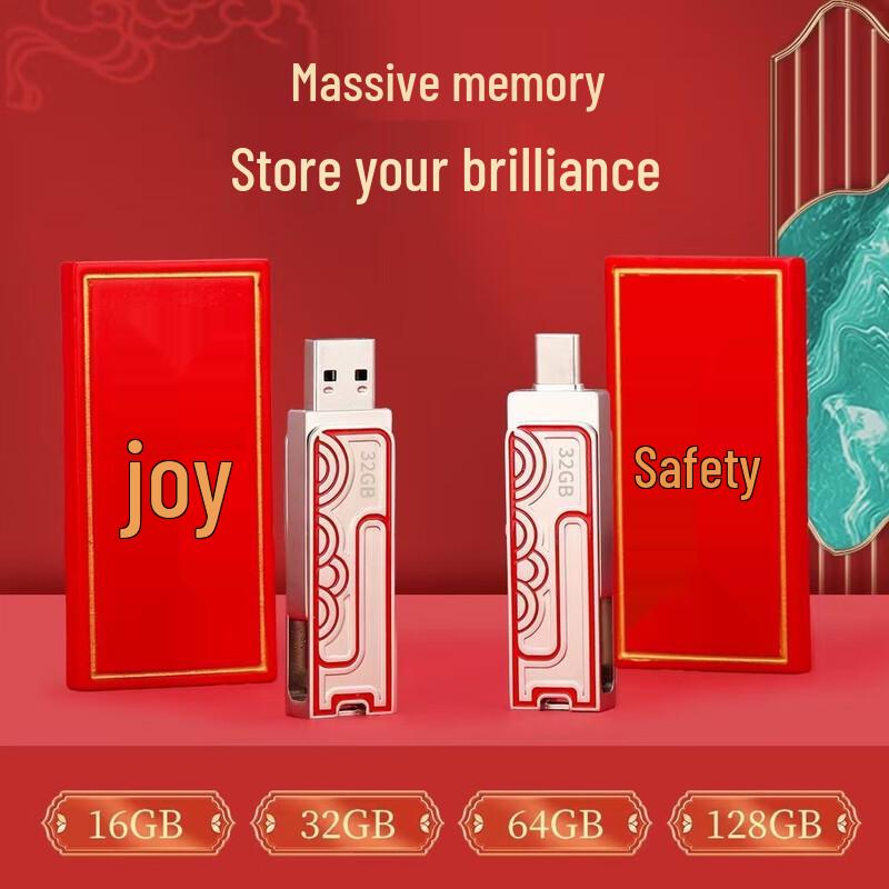 Aidalong New Year Dual-Purpose USB Flash Drive
Aidalong New Year Dual-Purpose USB Flash Drive