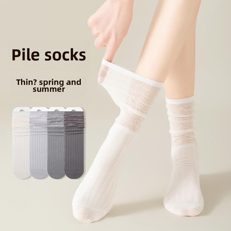 5 Pairs of Women s Summer Solid Color Cotton Breathable Loose Mouth Cool Feeling In The Middle Tube Pile Socks 5 Pairs сірий
5 Pairs of Women s Summer Solid Color Cotton Breathable Loose Mouth Cool Feeling In The Middle Tube Pile Socks 5 Pairs сірий
