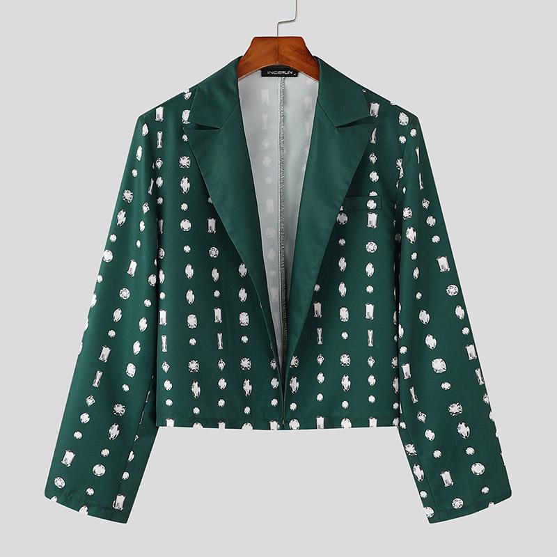 INCERUN Мужские короткие кардиганы с открытым передом и длинным рукавом с принтом M
INCERUN Мужские короткие кардиганы с открытым передом и длинным рукавом с принтом M