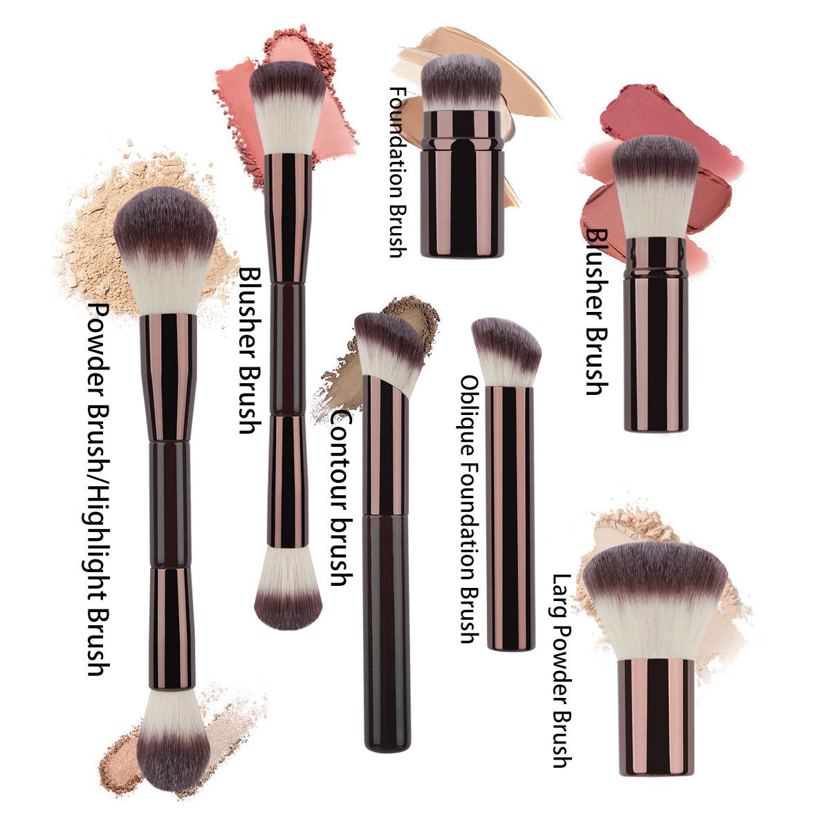 7-piece makeup brush set double-headed loose powder brush, blush brush, telescopic brush, contour brush, foundation brush
7-piece makeup brush set double-headed loose powder brush, blush brush, telescopic brush, contour brush, foundation brush