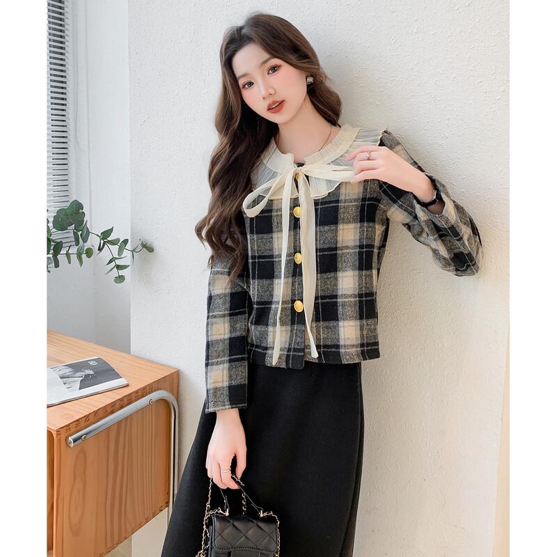 MOKANA Women s Long-Sleeve Plaid Shirt L
MOKANA Women s Long-Sleeve Plaid Shirt L