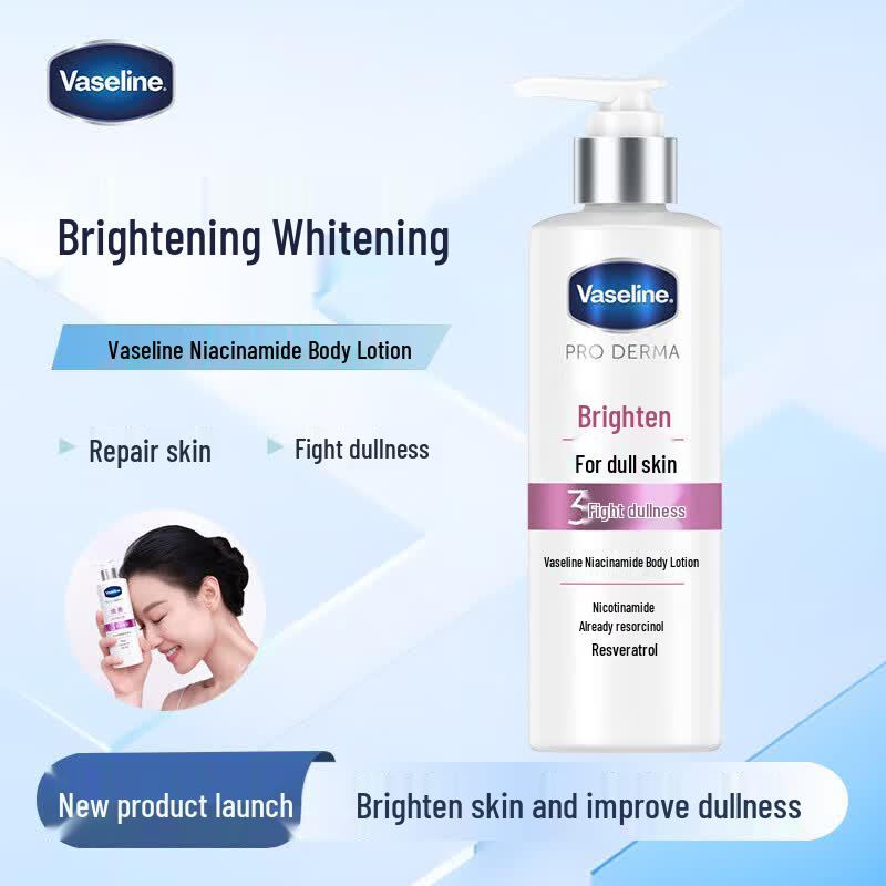 Vaseline Niacinamide Whitening Body Lotion 250ml
Vaseline Niacinamide Whitening Body Lotion 250ml