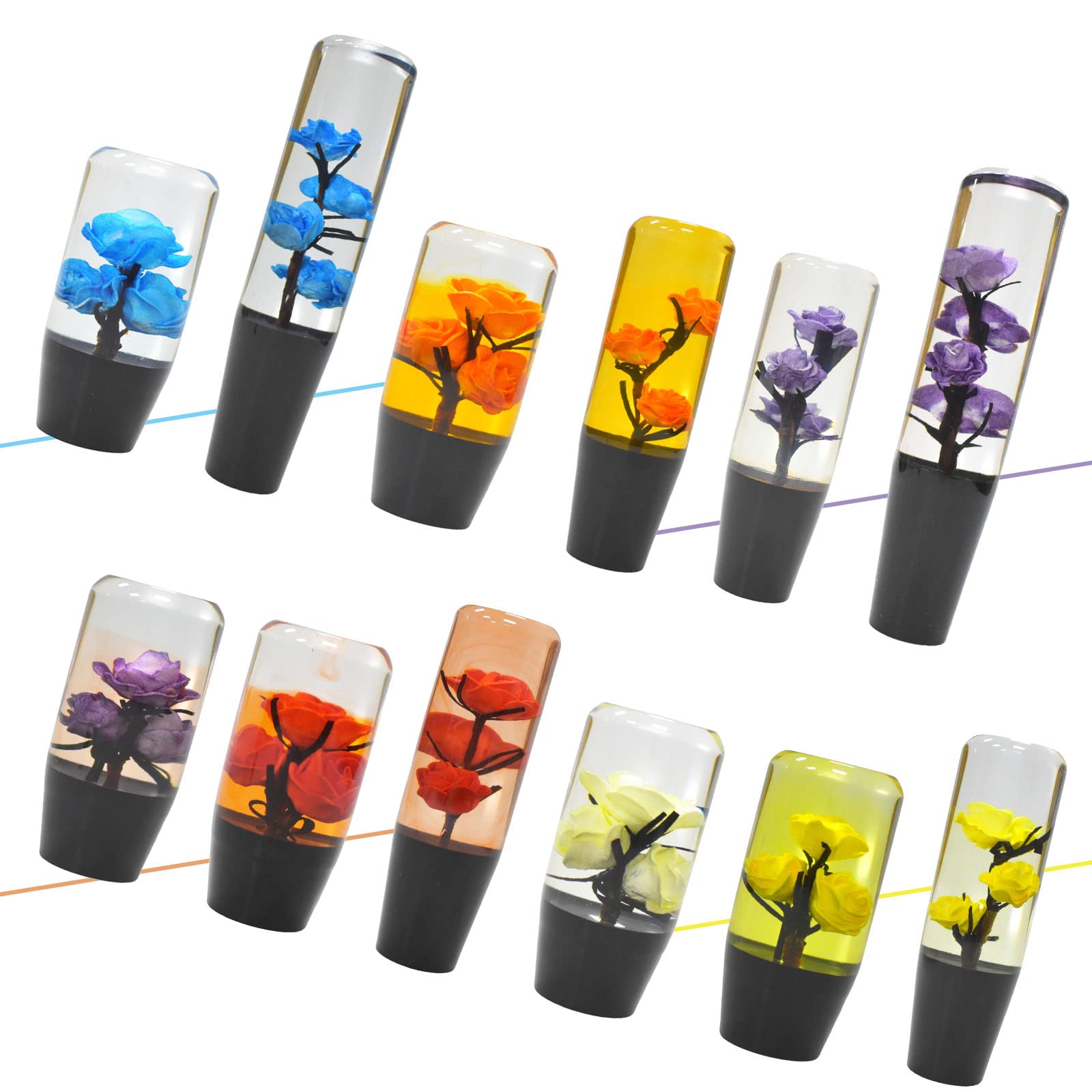 JINGLING Underwater Flower Shift Underwater Flower Crystal Gear For AT MT Compatible with Japanese Comes with 3 Types of 1 15cm Knob, Knob, Universal,
JINGLING Underwater Flower Shift Underwater Flower Crystal Gear For AT MT Compatible with Japanese Comes with 3 Types of 1 15cm Knob, Knob, Universal,