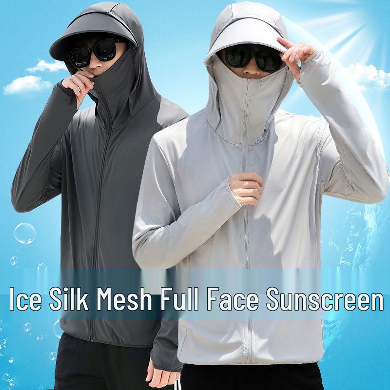 Men s Summer Hooded Ice Silk Windbreaker - Ultralight, Breathable, UV Protection for Outdoor Activities M (80-100 lbs) темно-сірий
Men s Summer Hooded Ice Silk Windbreaker - Ultralight, Breathable, UV Protection for Outdoor Activities M (80-100 lbs) темно-сірий