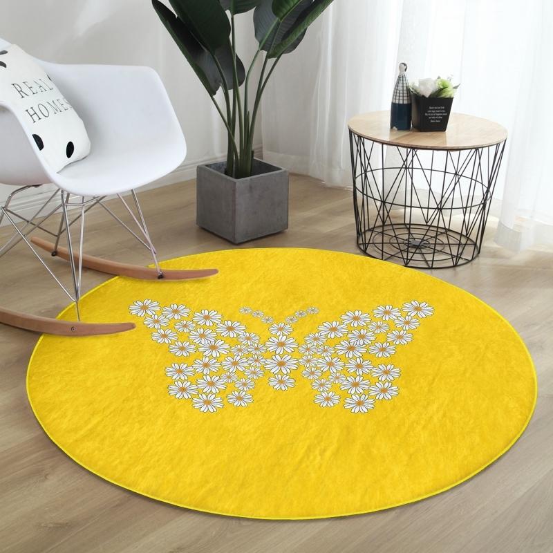 Желтый пол Daisy Butterfly Design Цифровая печать Золотой детский и подростковый номер Моющийся нескользящий круглый ковер
Желтый пол Daisy Butterfly Design Цифровая печать Золотой детский и подростковый номер Моющийся нескользящий круглый ковер