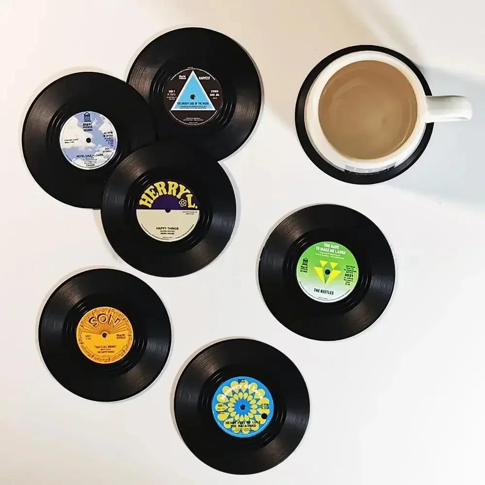 Retro Kitchen Accessory Vinyl Table Decoration and Accessories Record Cup Coaster Individual Table Placemats Anti-slip Mouse Pad Diameter 9.5cm
Retro Kitchen Accessory Vinyl Table Decoration and Accessories Record Cup Coaster Individual Table Placemats Anti-slip Mouse Pad Diameter 9.5cm