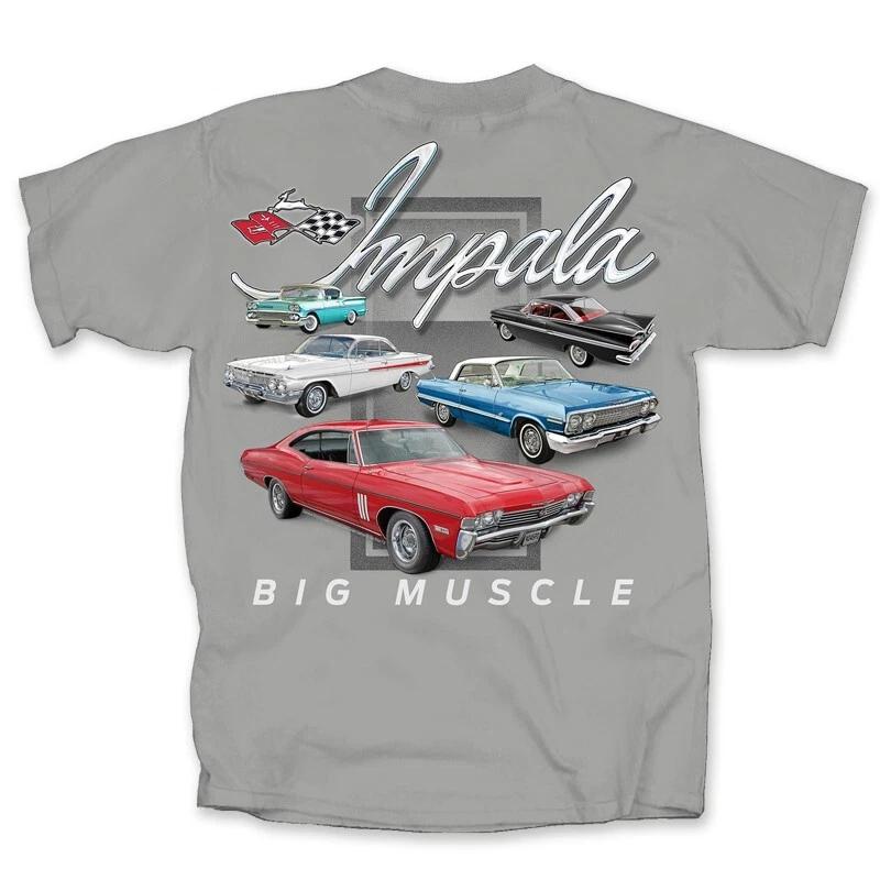 Chevy Impala Big Muscle Gray T-Shirt L
Chevy Impala Big Muscle Gray T-Shirt L