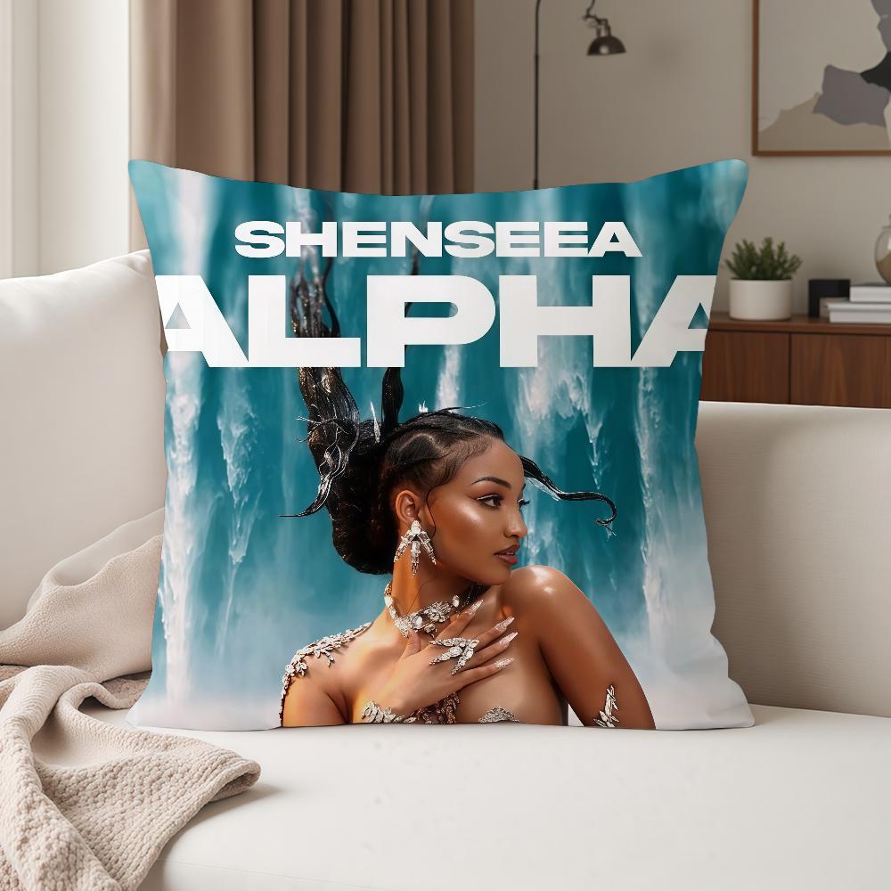 Singer SShenseea Never Gets Late Here Pillow Case Suitable For Bedrooms Living Rooms Cars Home Decoration 30cmx30cm
Singer SShenseea Never Gets Late Here Pillow Case Suitable For Bedrooms Living Rooms Cars Home Decoration 30cmx30cm