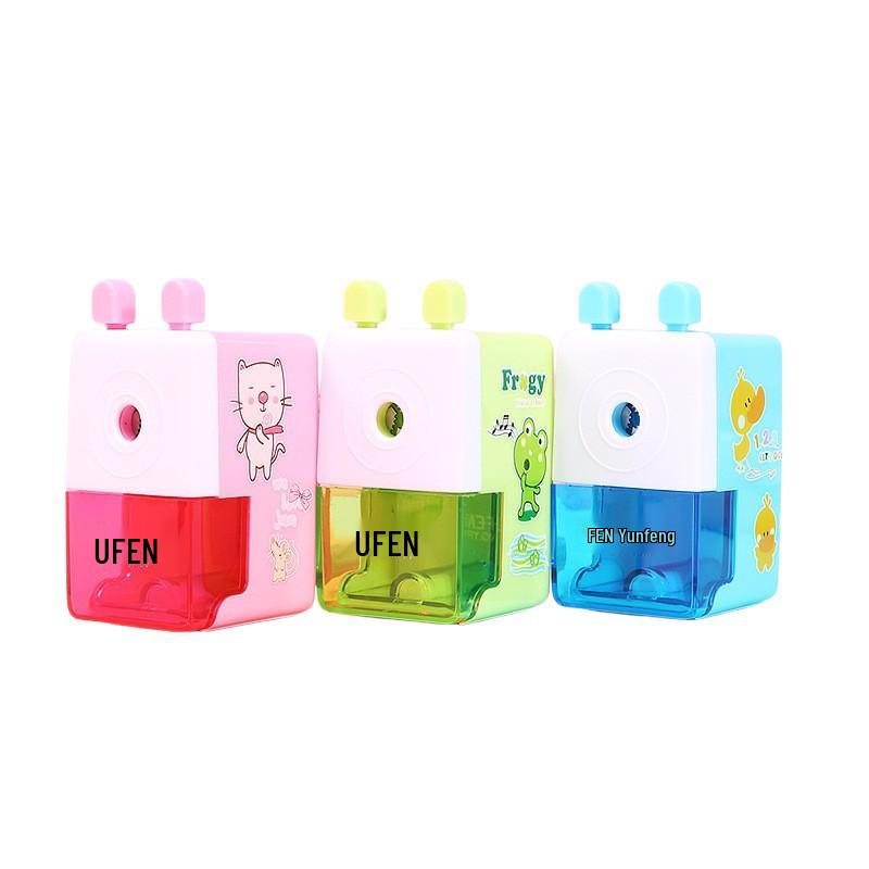 Cartoon Hand-Crank Pencil Sharpener with Automatic In-and-Out Feature
Cartoon Hand-Crank Pencil Sharpener with Automatic In-and-Out Feature