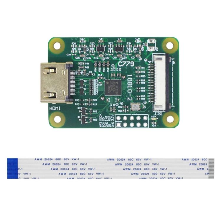 Адаптер HDMI на CSI-2 1080p25fps Підтримка для материнських плат Підключення камери Монітор
Адаптер HDMI на CSI-2 1080p25fps Підтримка для материнських плат Підключення камери Монітор