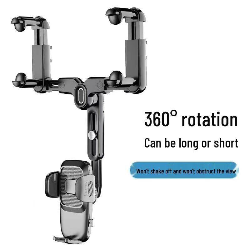 10th Gen Retractable Car Mount: Rearview Mirror Backup Camera & Multifunctional Phone Holder
10th Gen Retractable Car Mount: Rearview Mirror Backup Camera & Multifunctional Phone Holder