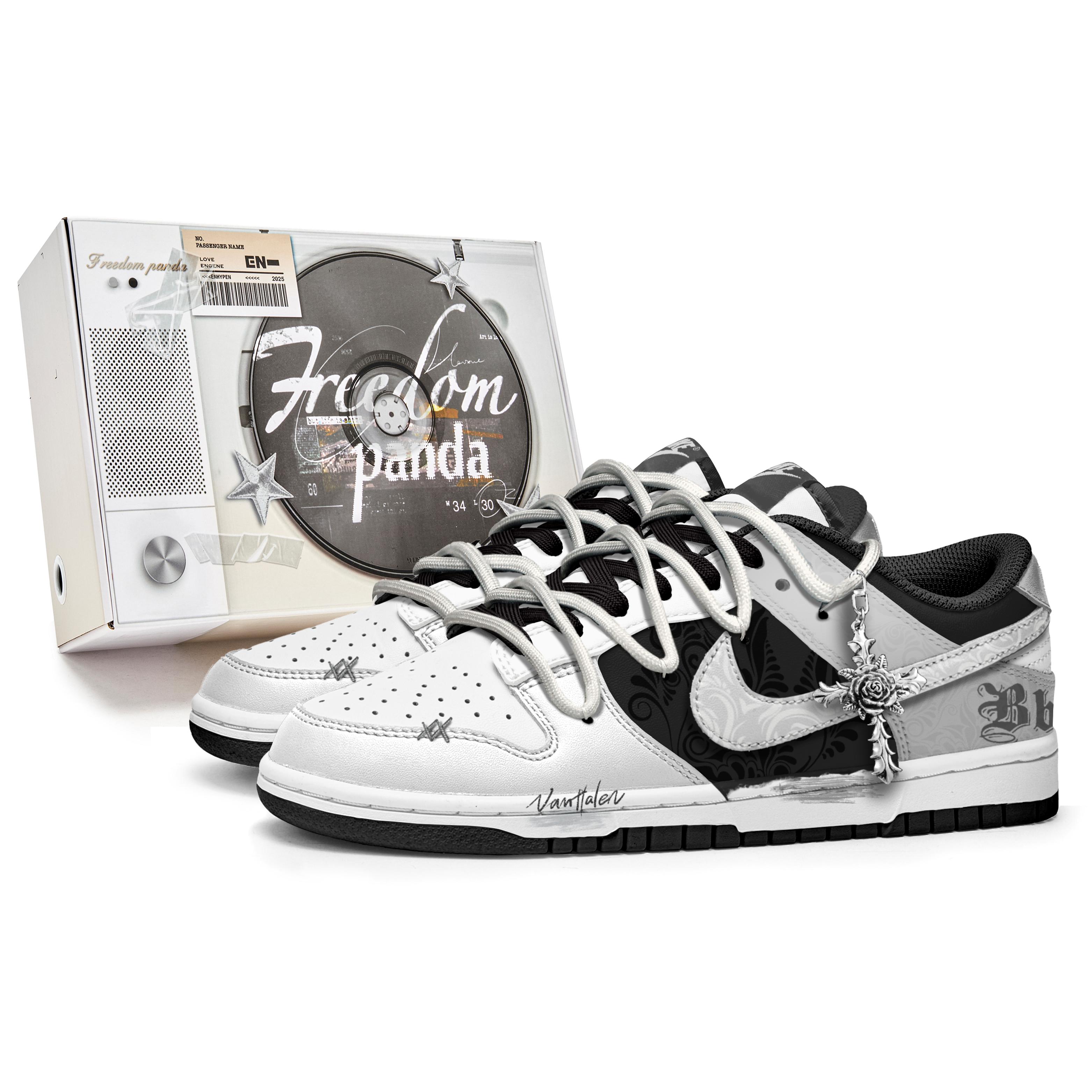 Nike Dunk Freedom Panda, Box, Rose Heart Slip Resistant Abrasion Resistant Low top Skateboard Shoes Unisex Black White DD1391-100(Team202--BOX) 46
Nike Dunk Freedom Panda, Box, Rose Heart Slip Resistant Abrasion Resistant Low top Skateboard Shoes Unisex Black White DD1391-100(Team202--BOX) 46