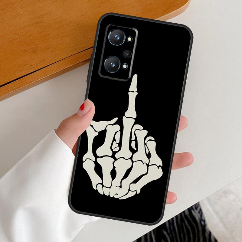 Skeleton Middle Finger For Realme C67 C55 C53 C51 C35 C33 C31 C30 C25s C21Y GT Neo 6 GT5 9 10 11 12 Pro Plus Case Realme C21
Skeleton Middle Finger For Realme C67 C55 C53 C51 C35 C33 C31 C30 C25s C21Y GT Neo 6 GT5 9 10 11 12 Pro Plus Case Realme C21
