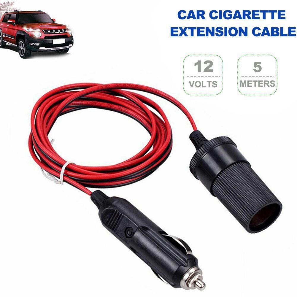 5M12V Car Cigar Lighter Plug Extension Cable 16AWG Adapter Socket Charger Lead With Indicator Light Extension Line Car Supplies
5M12V Car Cigar Lighter Plug Extension Cable 16AWG Adapter Socket Charger Lead With Indicator Light Extension Line Car Supplies