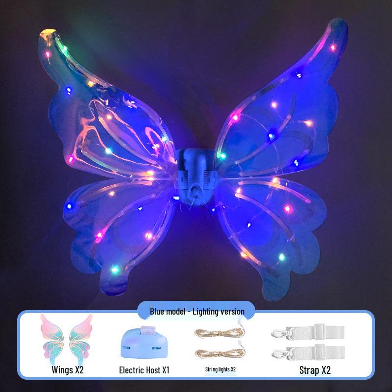Luminous Butterfly Wings: Electric Moving Wing Toy for Girls - Perfect New Year or Birthday Gift Self-Supplied Battery
Luminous Butterfly Wings: Electric Moving Wing Toy for Girls - Perfect New Year or Birthday Gift Self-Supplied Battery