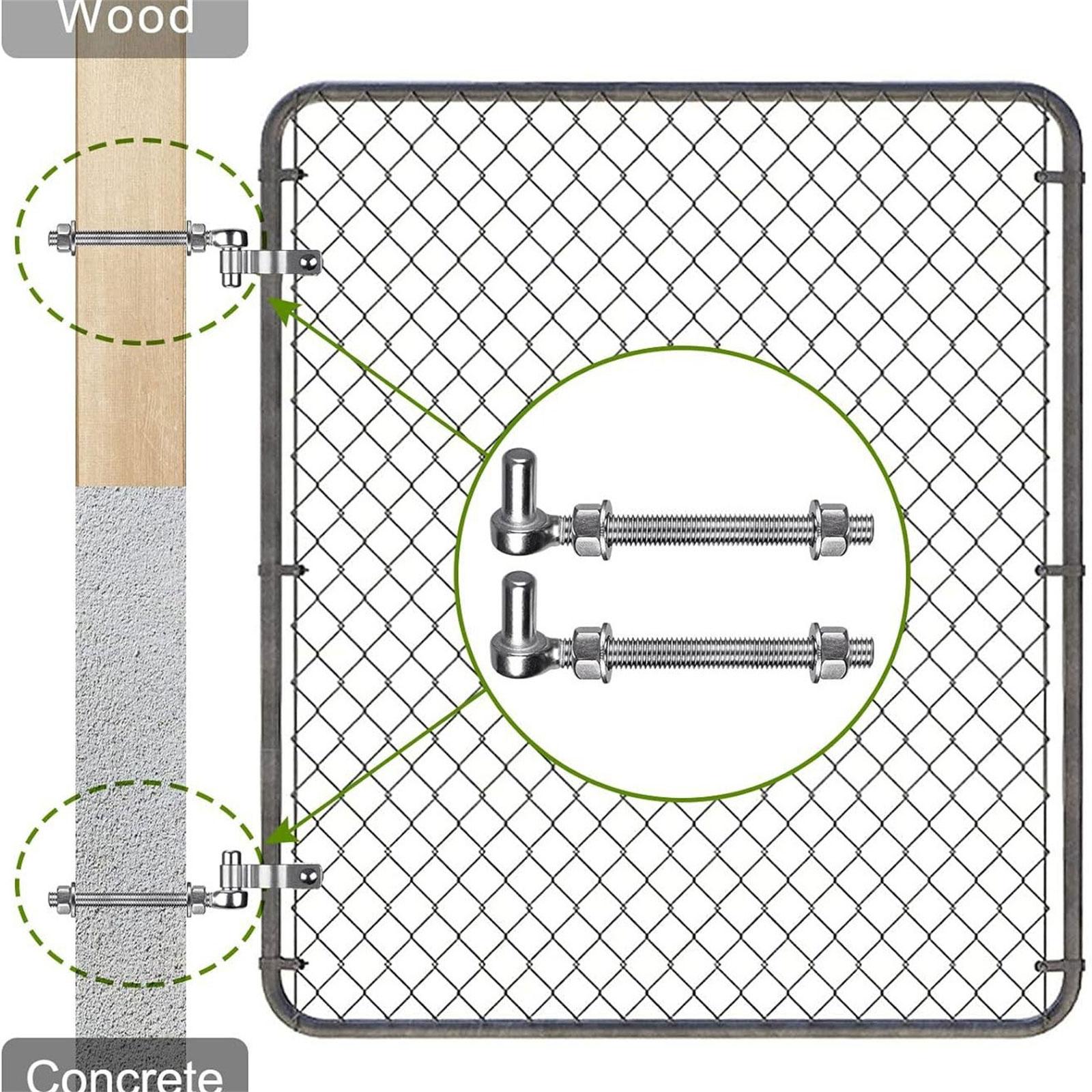 Pair J Bolt Gate Hinges Steel J Bolt Post Hinges Corrosion Resistant Hinges Upgrades for Metal Farm Gates & Heavy Doors 6
Pair J Bolt Gate Hinges Steel J Bolt Post Hinges Corrosion Resistant Hinges Upgrades for Metal Farm Gates & Heavy Doors 6
