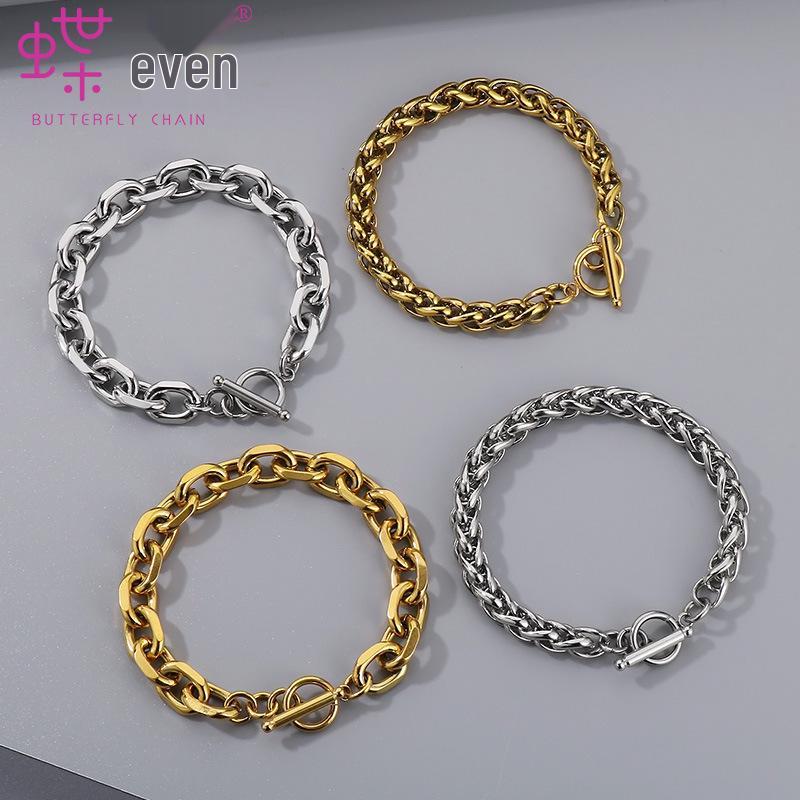 Unisex Stainless Steel Fashion Bracelet with OT Buckle and Hollow Cut Edge O-Chain Design Steel
Unisex Stainless Steel Fashion Bracelet with OT Buckle and Hollow Cut Edge O-Chain Design Steel