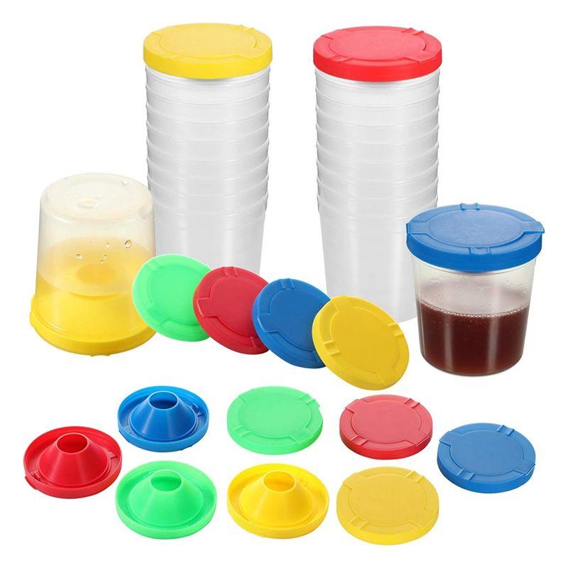 M-Modern-24 Pieces Paint Cups Non-Spill Paint Cups With Flip Open Lids Set Painting Cups Art Supply For School, Classroom
M-Modern-24 Pieces Paint Cups Non-Spill Paint Cups With Flip Open Lids Set Painting Cups Art Supply For School, Classroom