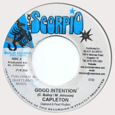 7inch Record CAPLETON / STRETCH - Good Intention / Time 0782 Black Scorpio 2004 Jamaica Reggae, Ska & Dub Used
7inch Record CAPLETON / STRETCH - Good Intention / Time 0782 Black Scorpio 2004 Jamaica Reggae, Ska & Dub Used