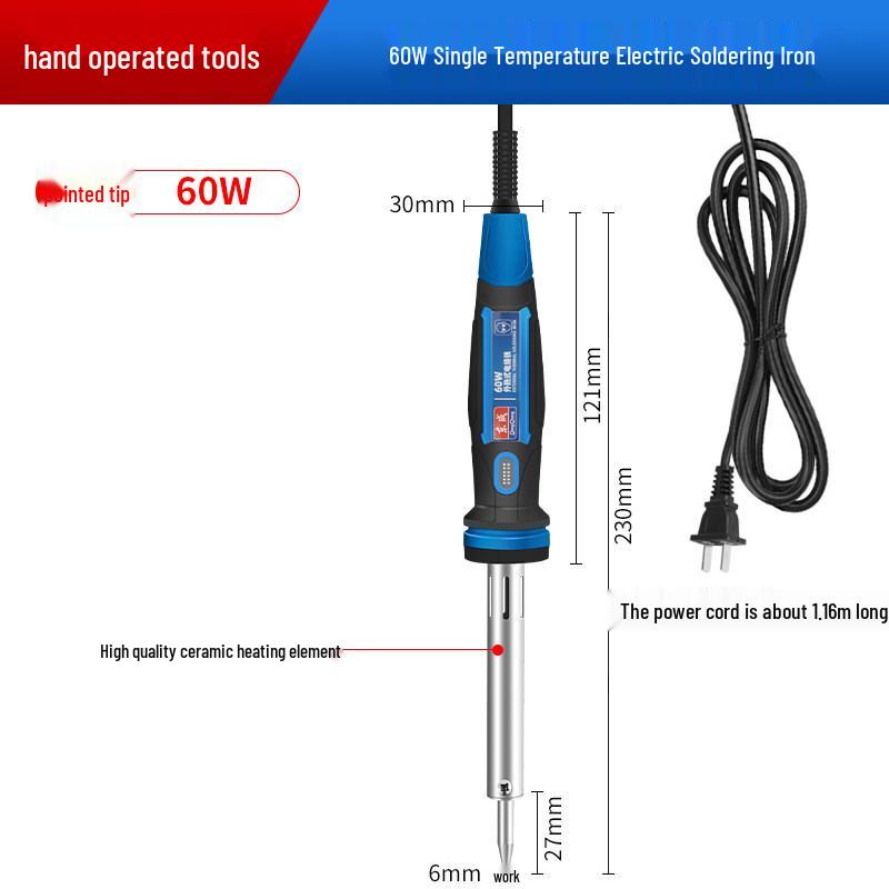 Dongcheng High-Power Portable Electric Soldering Iron Set for Household Repairs
Dongcheng High-Power Portable Electric Soldering Iron Set for Household Repairs