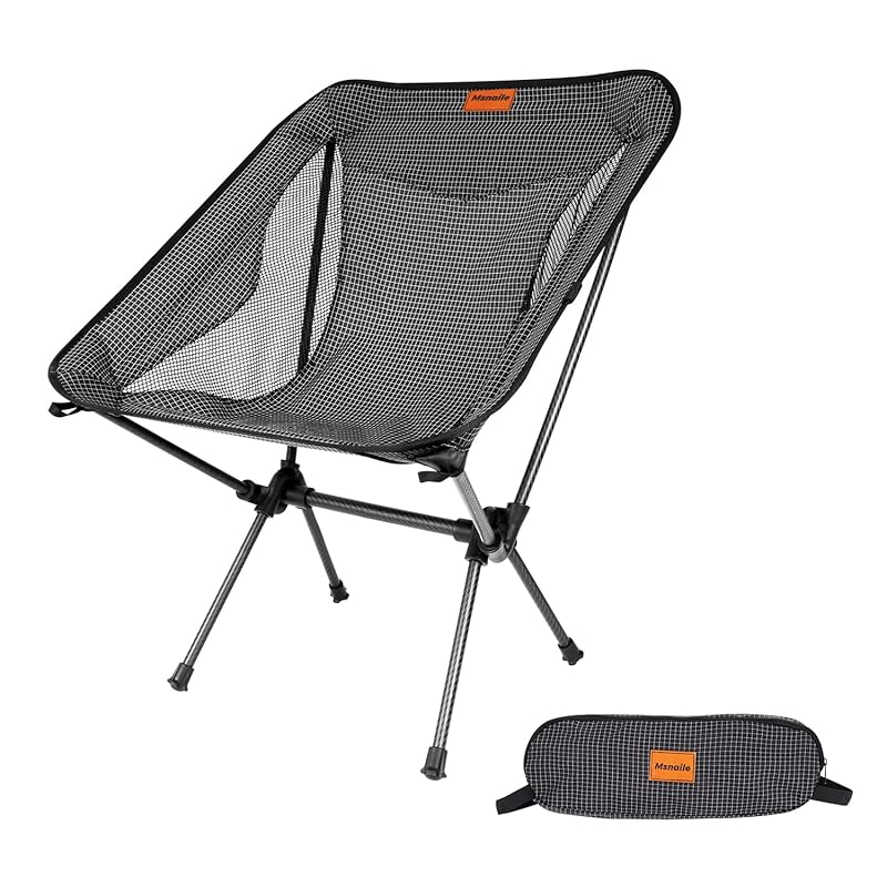 Msnaile outdoor chair folding camping chair Lightweight 700g carbon frame Tear-resistant Dyneema blend fabric Comes with storage bag carry change
Msnaile outdoor chair folding camping chair Lightweight 700g carbon frame Tear-resistant Dyneema blend fabric Comes with storage bag carry change