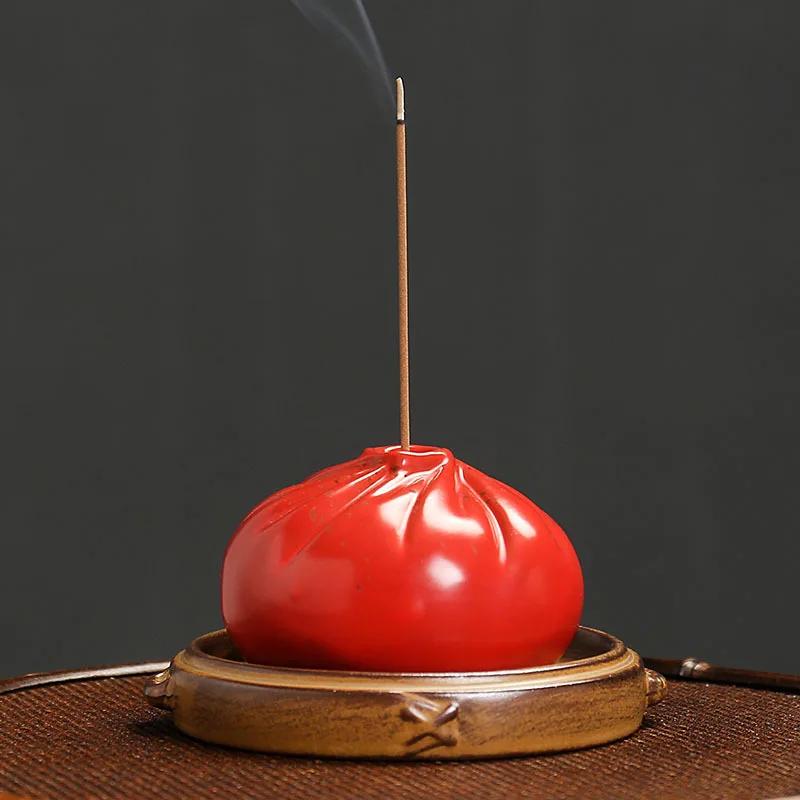 Ceramic Steamed Bun Style Incense Stick Burner Zen Incense Burner Creative Sandalwood Burner Beautiful Meaning Home Decor
Ceramic Steamed Bun Style Incense Stick Burner Zen Incense Burner Creative Sandalwood Burner Beautiful Meaning Home Decor
