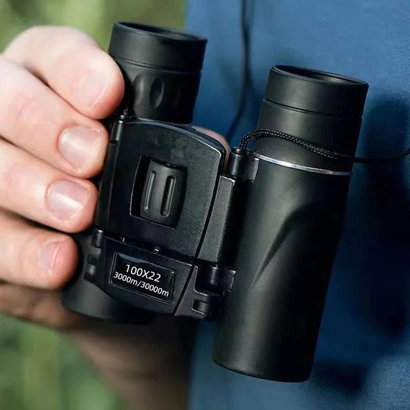 100x22 Mini Portable HD Binoculars 30000m Long Range Folding for Hunting Sports Outdoor Camping Travel Low Light Night Vision
100x22 Mini Portable HD Binoculars 30000m Long Range Folding for Hunting Sports Outdoor Camping Travel Low Light Night Vision