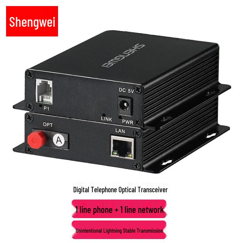 Shengwei BGDJ0101 Оптический приемопередатчик 1-Телефон 1-Сеть (Пара)
Shengwei BGDJ0101 Оптический приемопередатчик 1-Телефон 1-Сеть (Пара)