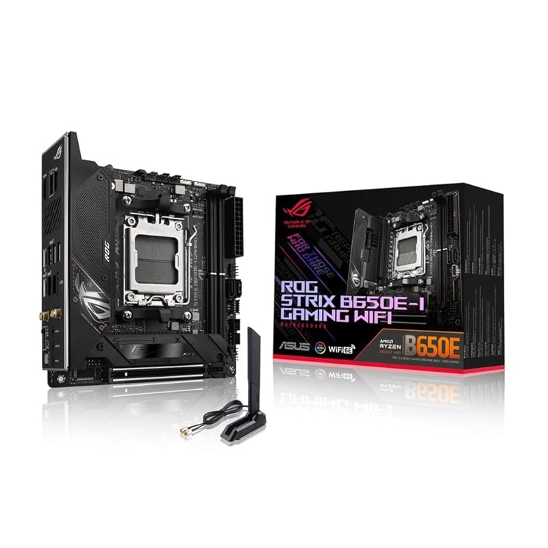 ASUS ROG STRIX B650E-I GAMING WIFI AMD Ryzen 7000 series AM5 correspondence B650 mounted Mini-ITX Motherboard/domestic authorized distributor product
ASUS ROG STRIX B650E-I GAMING WIFI AMD Ryzen 7000 series AM5 correspondence B650 mounted Mini-ITX Motherboard/domestic authorized distributor product