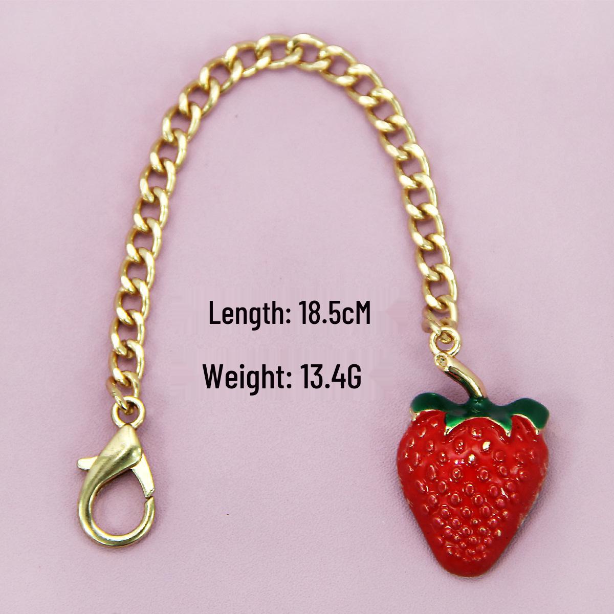 Трендовий брелок-підвіска у вигляді полуниці червоний/суничний
Трендовий брелок-підвіска у вигляді полуниці червоний/суничний