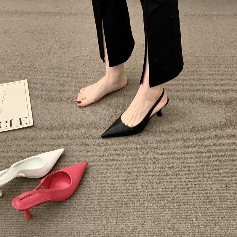 Женская обувь 2023 Весна Новая Заостренная спина Пустые сандалии Baotou Женский темперамент Высокие каблуки Тонкие одиночные туфли
Женская обувь 2023 Весна Новая Заостренная спина Пустые сандалии Baotou Женский темперамент Высокие каблуки Тонкие одиночные туфли