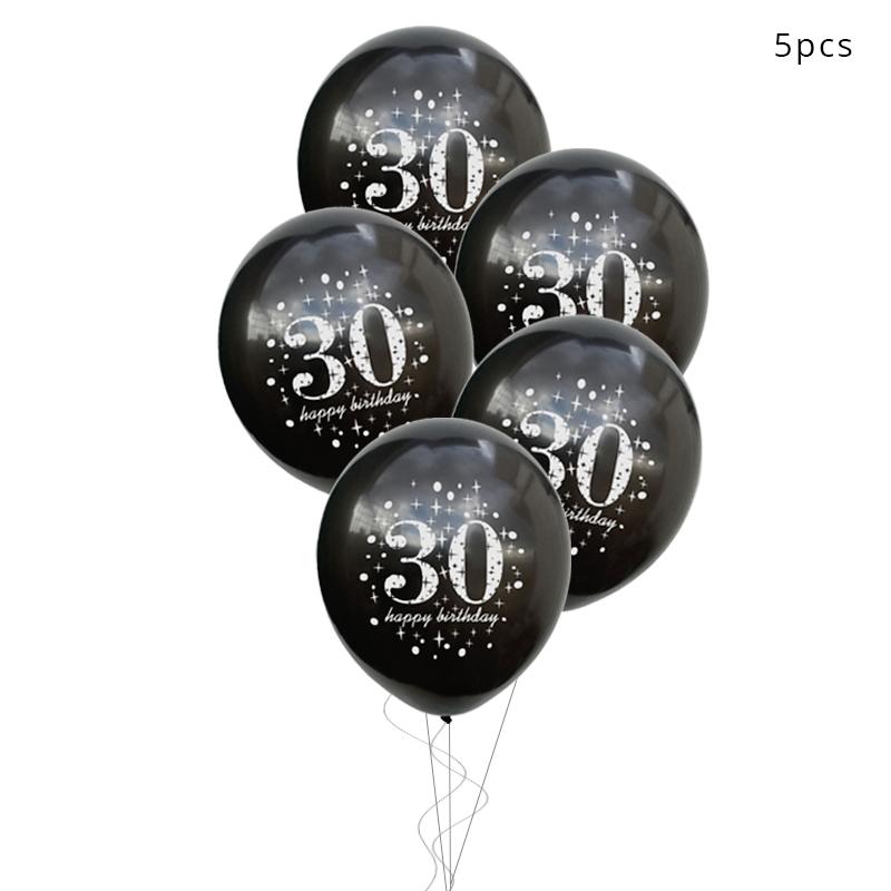 WEIGAO Gold/Black 30th Birthday Balloons Latex Balloon Adult Thirty 30 Confetti Ballons Happy 30 Number Balls Globos Supplies
WEIGAO Gold/Black 30th Birthday Balloons Latex Balloon Adult Thirty 30 Confetti Ballons Happy 30 Number Balls Globos Supplies