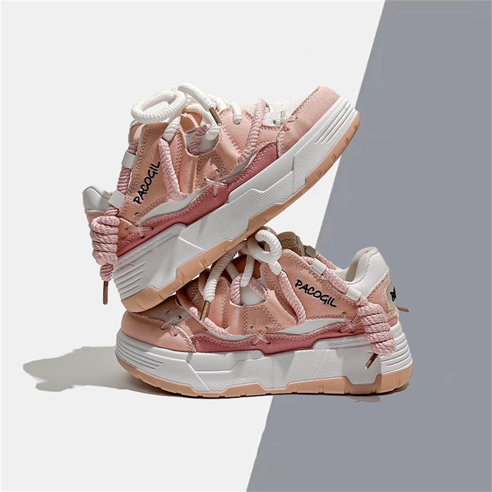 Женская мода, новые универсальные повседневные нескользящие туфли на толстой подошве 37 розовый
Женская мода, новые универсальные повседневные нескользящие туфли на толстой подошве 37 розовый