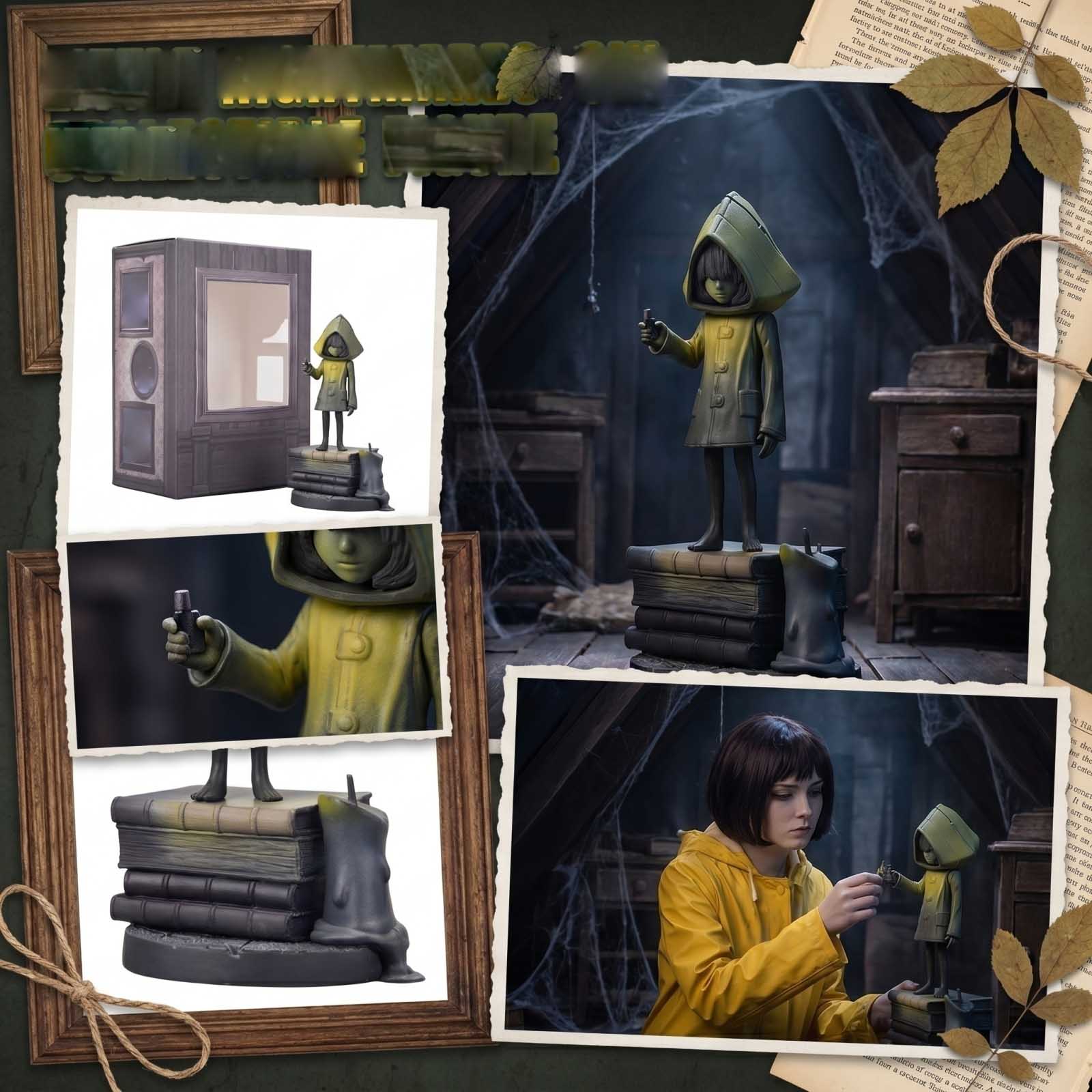 Mysterious Girl In Yellow Raincoat Figurine, Collectible Statue With Books & Candle Base, Decorative Figure For Home & Desk One Size
Mysterious Girl In Yellow Raincoat Figurine, Collectible Statue With Books & Candle Base, Decorative Figure For Home & Desk One Size