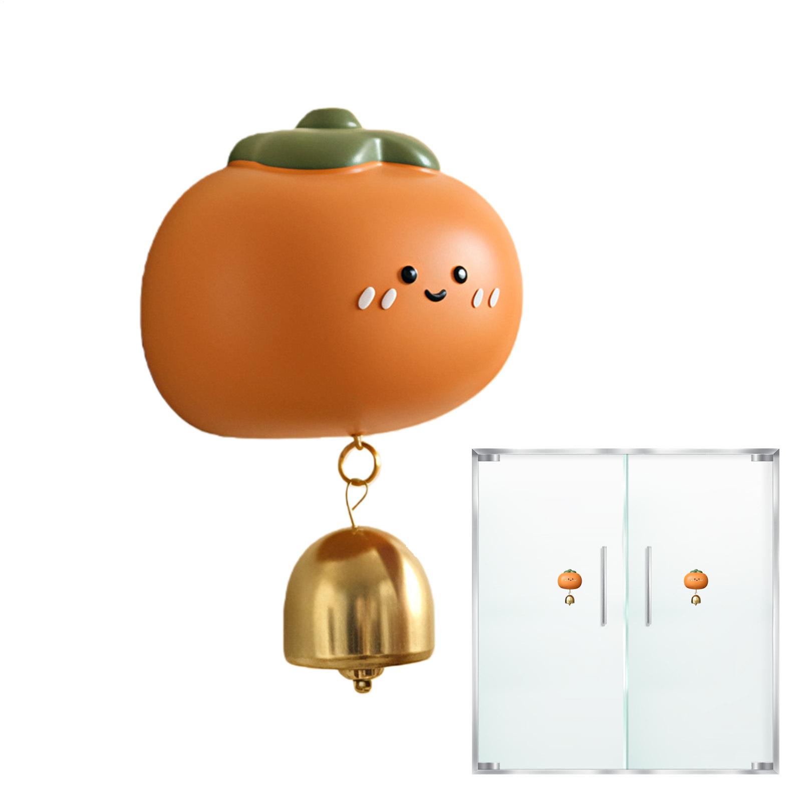 Resin Persimmon entrance Doorbell Ornament Door Opening Bell Wind Chime Fridge Magnets Brass Shop Door Bell for Home Front Door CN
Resin Persimmon entrance Doorbell Ornament Door Opening Bell Wind Chime Fridge Magnets Brass Shop Door Bell for Home Front Door CN