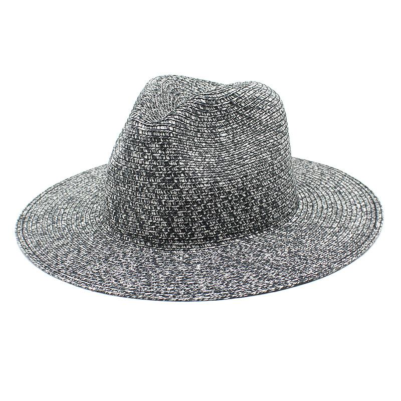 Spring/Summer Panama Straw Hat Men S And Women S Jazz Hat Hat Shading Sunscreen Hat M(56-58cm) чорний
Spring/Summer Panama Straw Hat Men S And Women S Jazz Hat Hat Shading Sunscreen Hat M(56-58cm) чорний