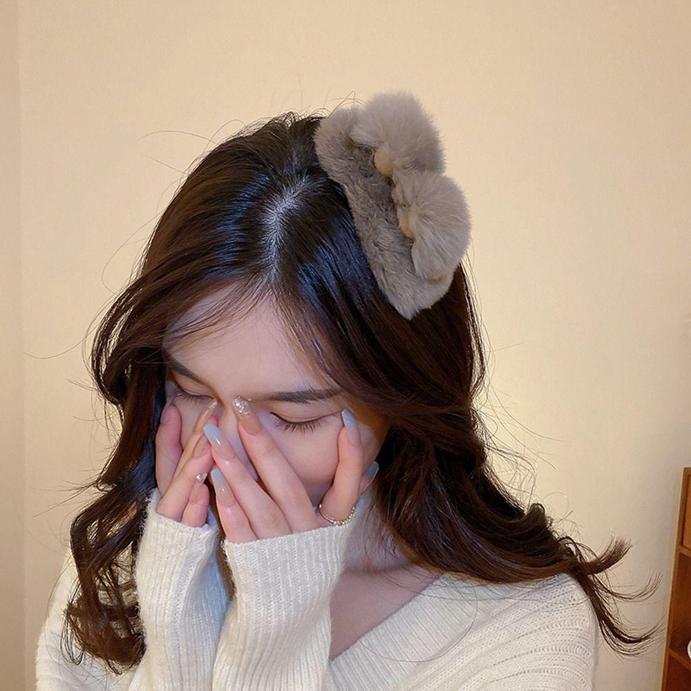 Autumn Ponytail Clip For Girls Rabbit Ear Barrettes Women Hair Clips Duckbill Clips Korean Hairpins бежевый
Autumn Ponytail Clip For Girls Rabbit Ear Barrettes Women Hair Clips Duckbill Clips Korean Hairpins бежевый