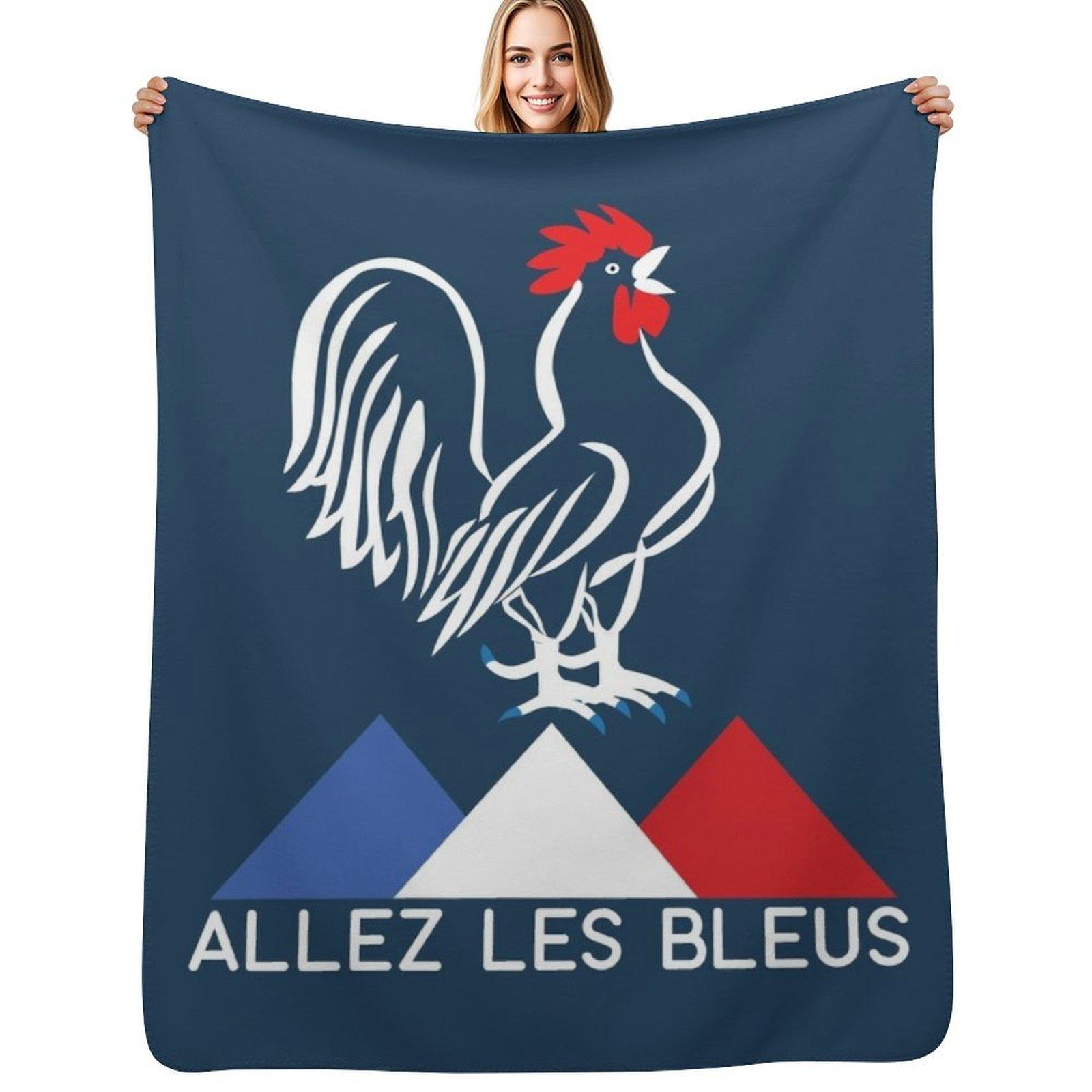 Allez Les Bleus Shirt France Soccer Football World TShirt Throw Blanket Lightweight Warm Blanket for Indoor Outdoor Use 102x76cm(40x30in)
Allez Les Bleus Shirt France Soccer Football World TShirt Throw Blanket Lightweight Warm Blanket for Indoor Outdoor Use 102x76cm(40x30in)