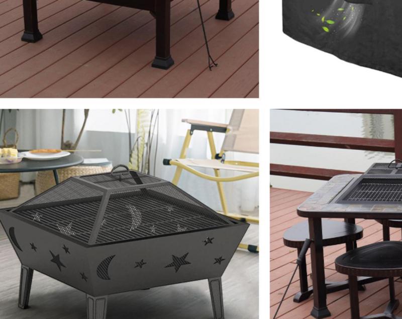 Outdoor Fire Pit Cover Waterproof Fire Pit Shelter Portable Square Firepit Cover for Beach Garden Balcony Camping Deck RV Travel CN
Outdoor Fire Pit Cover Waterproof Fire Pit Shelter Portable Square Firepit Cover for Beach Garden Balcony Camping Deck RV Travel CN